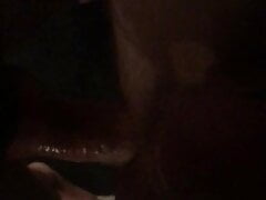 Late night getting fucked in a sling