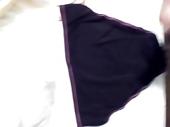 Cummings on wife's panties