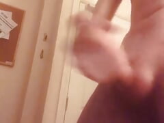 English guy Charlie Dickens jerks off big hard dick