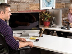 Alex Mecum fucking Alam Wernik at the office