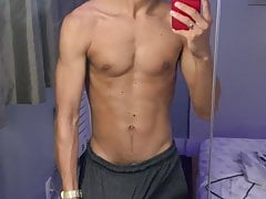 Brazilian stallion showing off his monster beautiful cock 4