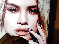Selena Gomez Cum Facial #3