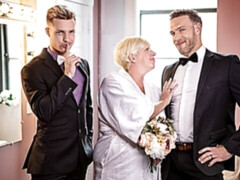 Alex Mecum and Benjamin Blue are fucking on a wedding day