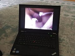 Jerking my swollen cock
