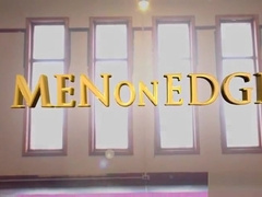 Suspended stud edged during gagging and BDSM