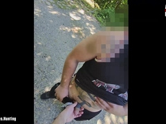 Hetero Stud Steven and I Gargle Eachother in the Forest and I Rail Him Without a condom