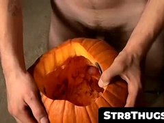 Str8Thugs.com - Billy and Chain having a special treat on a Halloween night in duo play