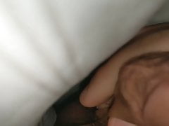 Playing with a semi under the sheet