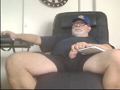 dad teddy blows a load