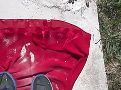 crush soil on red dress 2