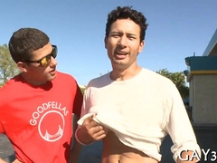 Watch this steamy, hot, and steamy-hot guy pulverize a hot chick