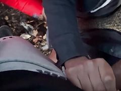 A hungry naughty married guy in the woods