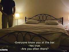 I Visit My Best Friend Mert Abroad and He Fucks me in Bed after a night out