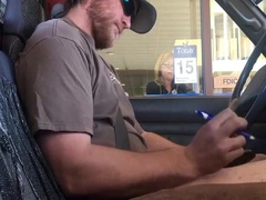 Wild Boy Bustin A Pouch at the Bank Arms free-for-all Public Jism