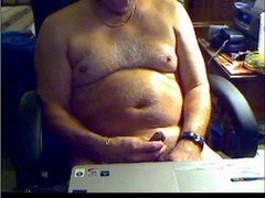 Grandpa Cums, Tastes It on Cam