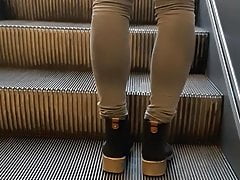 Nice German babe legs and ass