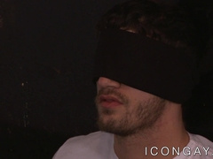 Uniformed gay Alexandro Gustavo rimms and ass fucks prisoner