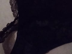 Cum on wife's panties #2