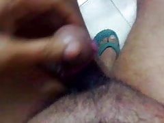 Invisible cock in rope