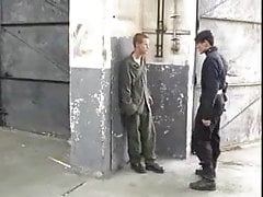 big cock soldiers suck each other