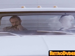 RetroDudes.com - Butt buddies enjoy steamy bareback sex with big cumshot