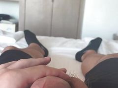 Touching my cock in high-quality, close-up!