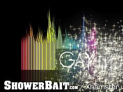ShowerBait Horny Tight Booty Latin Guy Fucked By Thick Cock