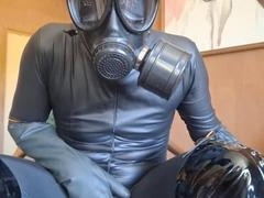 High heels, masturbation, leather