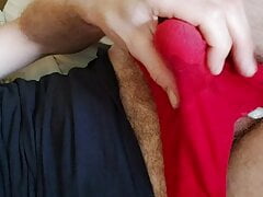 Cum inside my red briefs