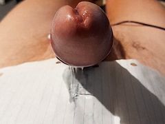cumm shoot from another E stim session 1Hr today