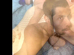 Gay bareback, big cock, nutt