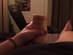 Shooting big load (slow-mo)