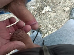 Aged Guy Bangs My Foreskin - Loving Uncircumcised Spear - Jizz on Uncircumcised Salami