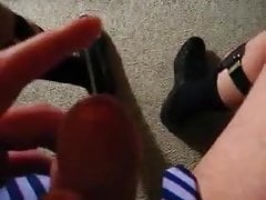 daddy masturbatin in garters