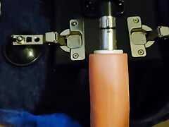 Auto fuck machine pounds my 25 year old hairy ass for the first time