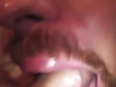 Another bearded cum eater