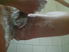 In the shower