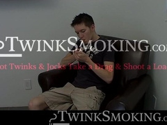 Tattooed skinny Ryan Connors pulled out his cock andÂ  gave it a gentle massaged