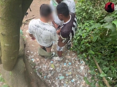 Not even the rain got in the way of making out in the park