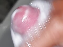 Playing un the bathroom