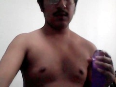 Gay porn, close up, solo