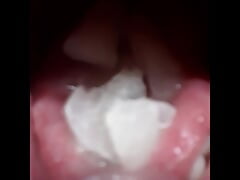 I love to let melt my own frozen cum in my mouth