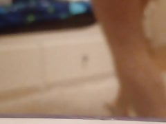 Blurry self fuck with dildo