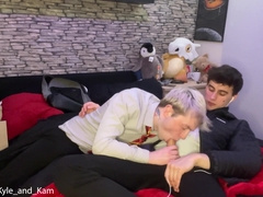 Schoolboy Gets dispersed by his friends huge dinky