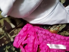 Cum on top of bra