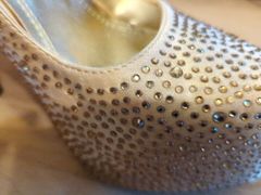 Pair 5 of 20 - Super High Gold Platforms Cummed