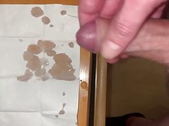 Cumshot while chatting 2.