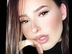 Cum Tribute French brunette
