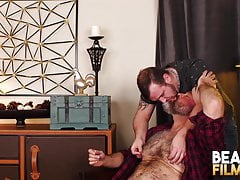 BEARFILMS Tattooed Bears Chip Young And Kurt Jacobs Raw Fuck