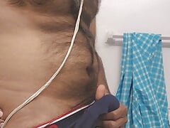 getting my cock hard over my undi